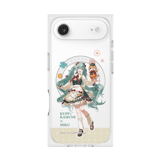 プレミアムスクエアケース with MagSafe［ 初音ミク×クッピーラムネ - 初音ミク×クッピー - 等身イラスト2 ］