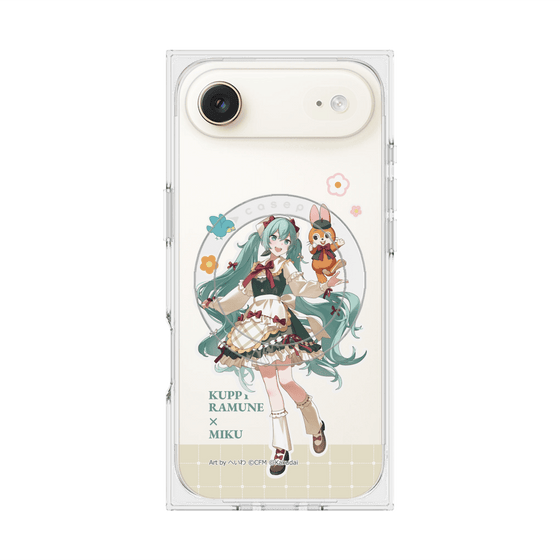 プレミアムスクエアケース with MagSafe［ 初音ミク×クッピーラムネ - 初音ミク×クッピー - 等身イラスト2 ］