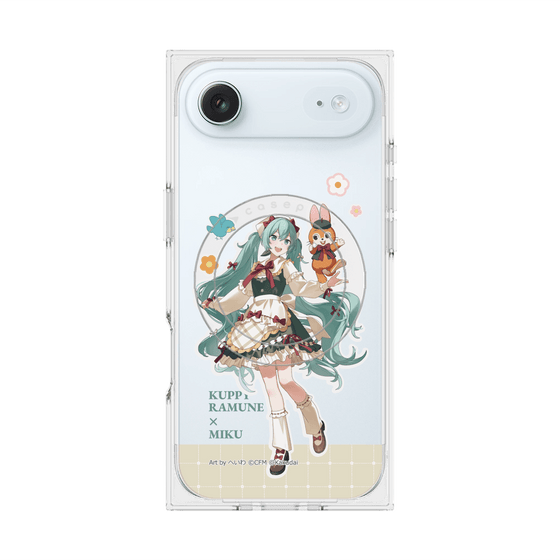 プレミアムスクエアケース with MagSafe［ 初音ミク×クッピーラムネ - 初音ミク×クッピー - 等身イラスト2 ］