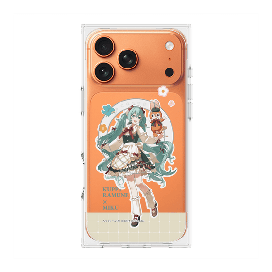 プレミアムスクエアケース with MagSafe［ 初音ミク×クッピーラムネ - 初音ミク×クッピー - 等身イラスト2 ］