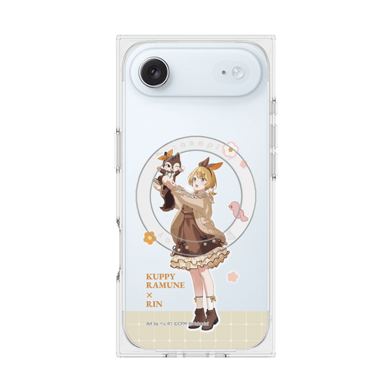 プレミアムスクエアケース with MagSafe［ 初音ミク×クッピーラムネ - 鏡音リン×ラム - 等身イラスト2 ］