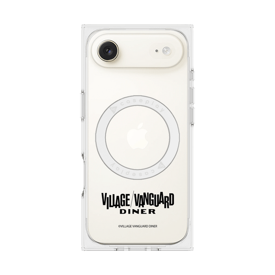 プレミアムスクエアケース with MagSafe［ ヴィレッジヴァンガードダイナー - ロゴ ］