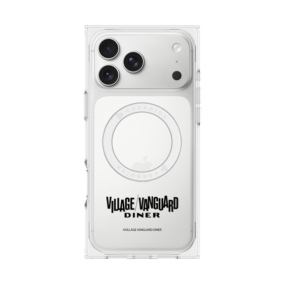 プレミアムスクエアケース with MagSafe［ ヴィレッジヴァンガードダイナー - ロゴ ］