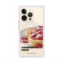 プレミアムスクエアケース with MagSafe［ ヴィレッジヴァンガードダイナー - ストロベリー＆クリームパンケーキ ］