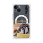 プレミアムスクエアケース with MagSafe［ ヴィレッジヴァンガードダイナー - チョコレート&クリームチーズパンケーキ ］