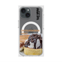 プレミアムスクエアケース with MagSafe［ ヴィレッジヴァンガードダイナー - チョコレート&クリームチーズパンケーキ ］