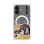 プレミアムスクエアケース with MagSafe［ ヴィレッジヴァンガードダイナー - チョコレート&クリームチーズパンケーキ ］