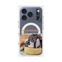 プレミアムスクエアケース with MagSafe［ ヴィレッジヴァンガードダイナー - チョコレート&クリームチーズパンケーキ ］