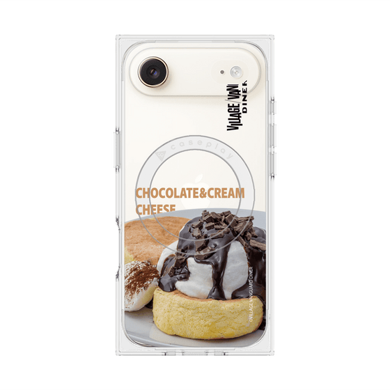 プレミアムスクエアケース with MagSafe［ ヴィレッジヴァンガードダイナー - チョコレート&クリームチーズパンケーキ ］