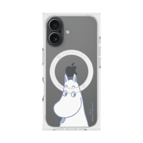 プレミアムスクエアケース with MagSafe［ MOOMIN - Familiar face ］