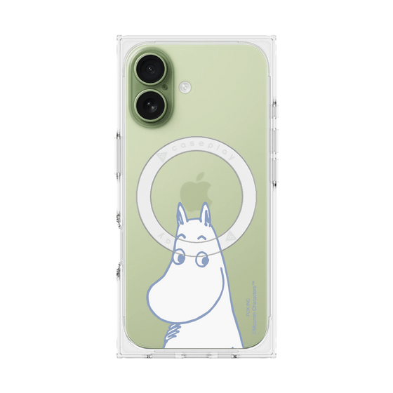 プレミアムスクエアケース with MagSafe［ MOOMIN - Familiar face ］