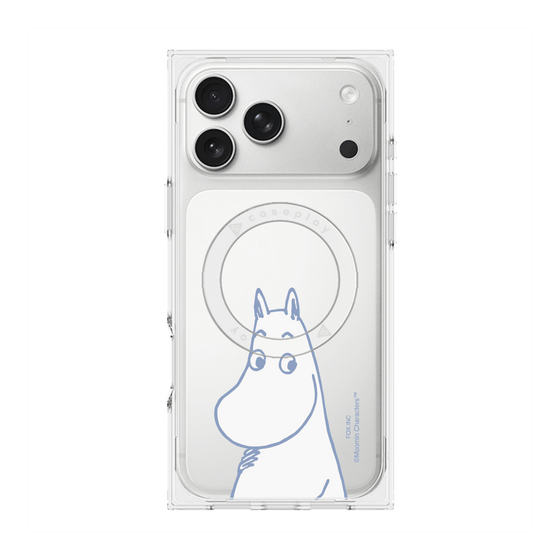 プレミアムスクエアケース with MagSafe［ MOOMIN - Familiar face ］