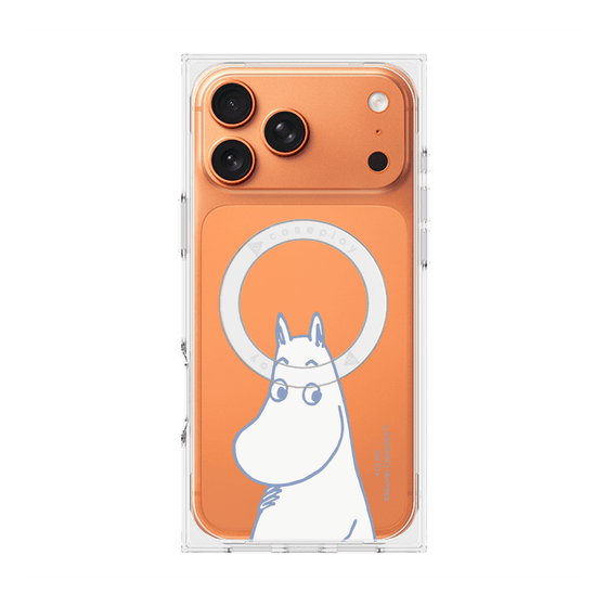 プレミアムスクエアケース with MagSafe［ MOOMIN - Familiar face ］