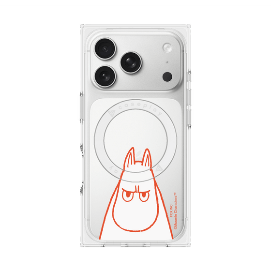プレミアムスクエアケース with MagSafe［ MOOMIN - Angry face ］