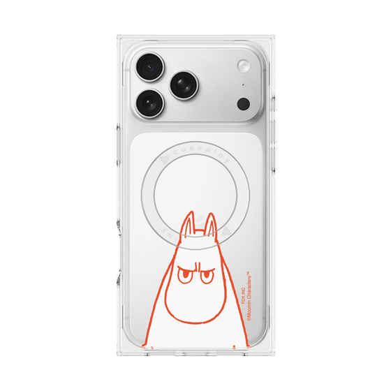 プレミアムスクエアケース with MagSafe［ MOOMIN - Angry face ］