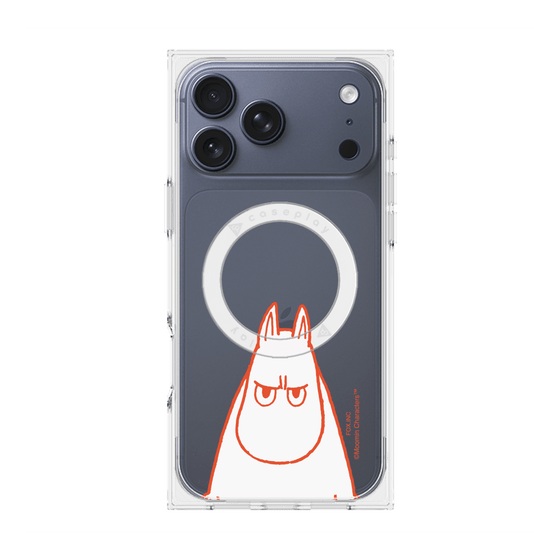 プレミアムスクエアケース with MagSafe［ MOOMIN - Angry face ］