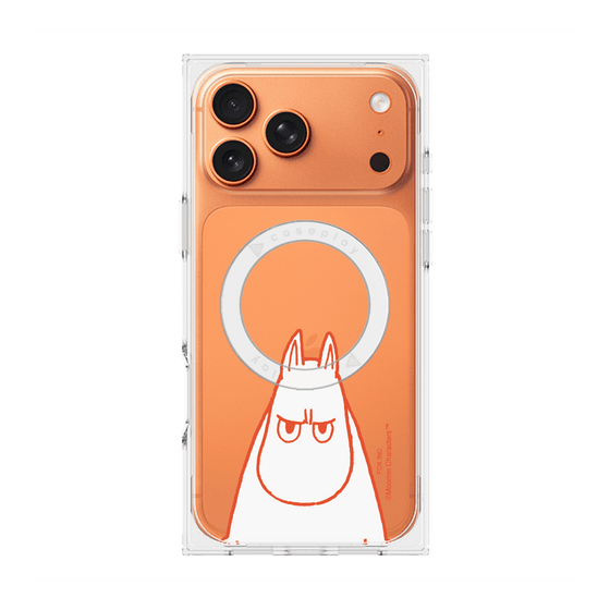 プレミアムスクエアケース with MagSafe［ MOOMIN - Angry face ］