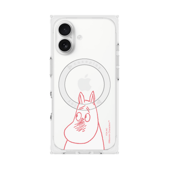 プレミアムスクエアケース with MagSafe［ MOOMIN - Blushing face ］