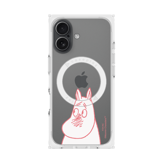 プレミアムスクエアケース with MagSafe［ MOOMIN - Blushing face ］