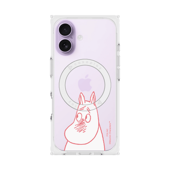 プレミアムスクエアケース with MagSafe［ MOOMIN - Blushing face ］