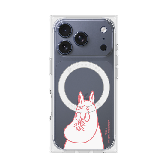 プレミアムスクエアケース with MagSafe［ MOOMIN - Blushing face ］