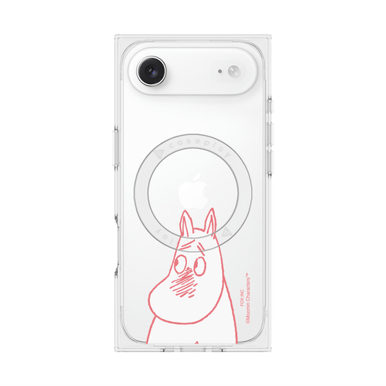 プレミアムスクエアケース with MagSafe［ MOOMIN - Blushing face ］