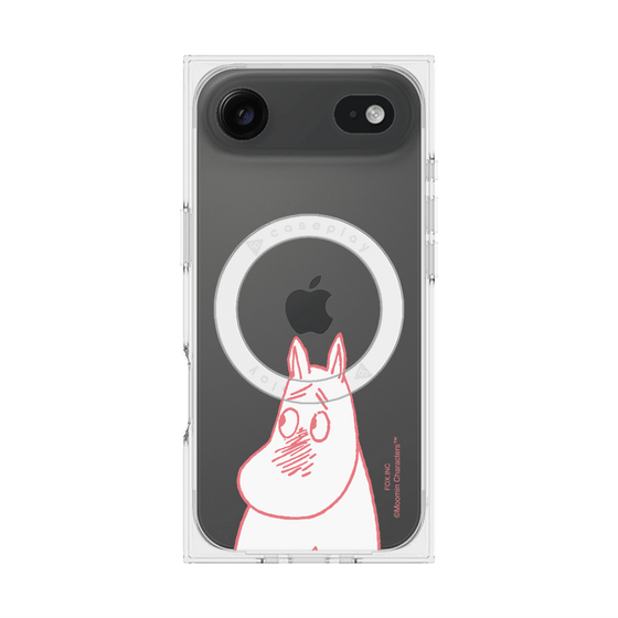 プレミアムスクエアケース with MagSafe［ MOOMIN - Blushing face ］