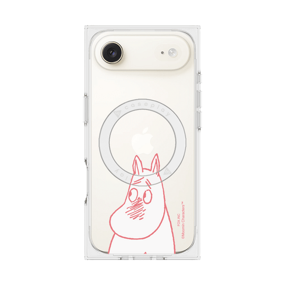 プレミアムスクエアケース with MagSafe［ MOOMIN - Blushing face ］