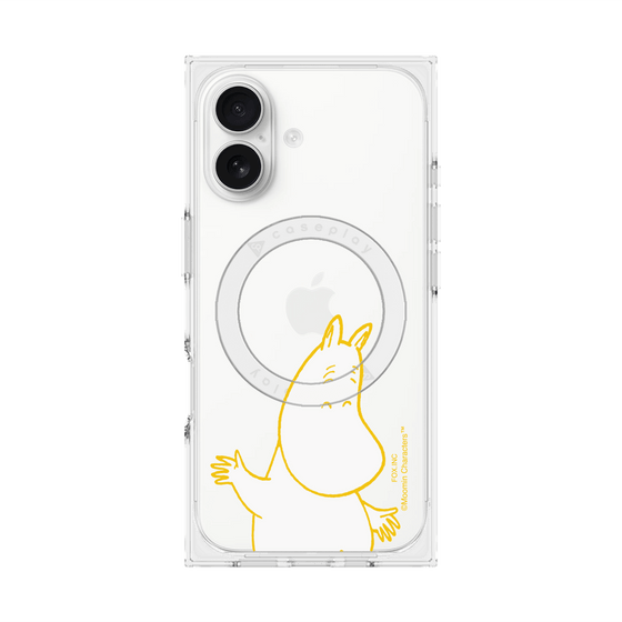 プレミアムスクエアケース with MagSafe［ MOOMIN - Happy face ］