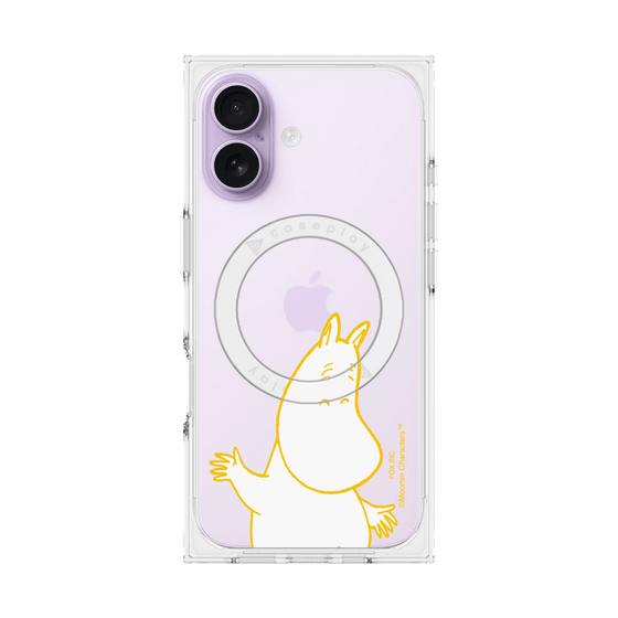 プレミアムスクエアケース with MagSafe［ MOOMIN - Happy face ］