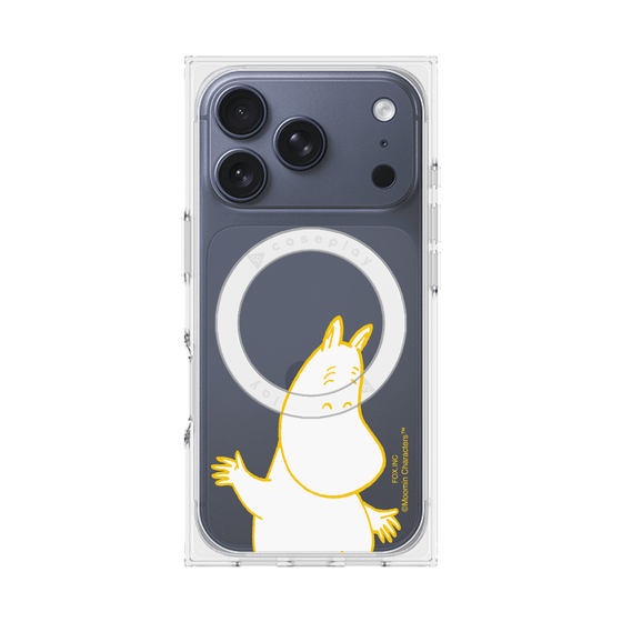 プレミアムスクエアケース with MagSafe［ MOOMIN - Happy face ］
