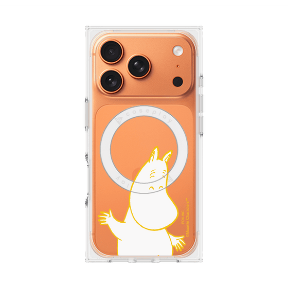 プレミアムスクエアケース with MagSafe［ MOOMIN - Happy face ］