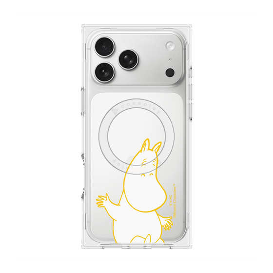 プレミアムスクエアケース with MagSafe［ MOOMIN - Happy face ］