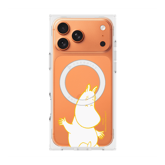 プレミアムスクエアケース with MagSafe［ MOOMIN - Happy face ］