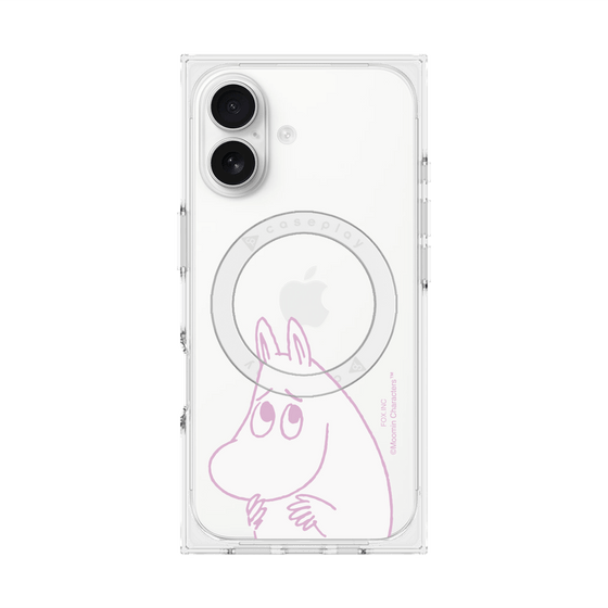 プレミアムスクエアケース with MagSafe［ MOOMIN - Fearful face ］