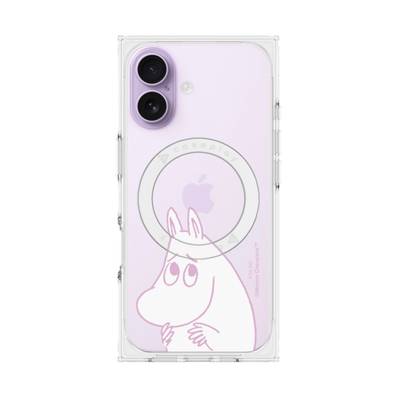 プレミアムスクエアケース with MagSafe［ MOOMIN - Fearful face ］