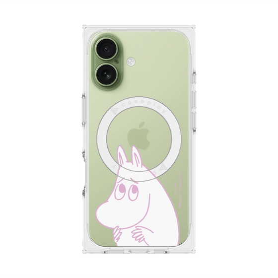 プレミアムスクエアケース with MagSafe［ MOOMIN - Fearful face ］