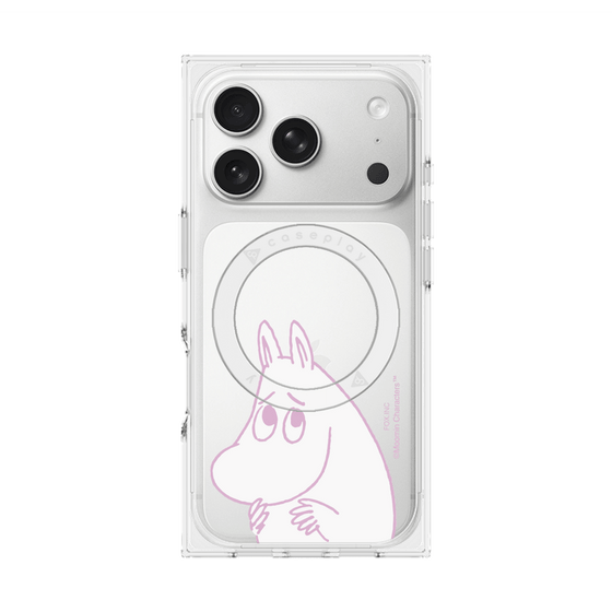 プレミアムスクエアケース with MagSafe［ MOOMIN - Fearful face ］
