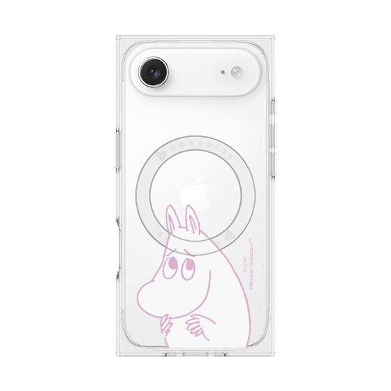 プレミアムスクエアケース with MagSafe［ MOOMIN - Fearful face ］