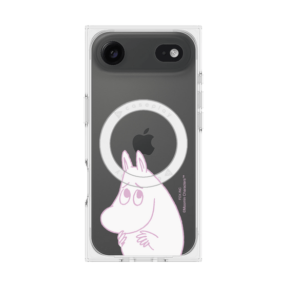 プレミアムスクエアケース with MagSafe［ MOOMIN - Fearful face ］
