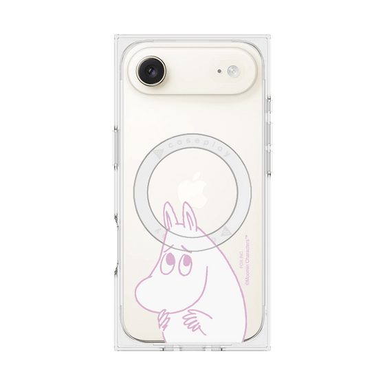 プレミアムスクエアケース with MagSafe［ MOOMIN - Fearful face ］