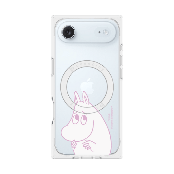 プレミアムスクエアケース with MagSafe［ MOOMIN - Fearful face ］