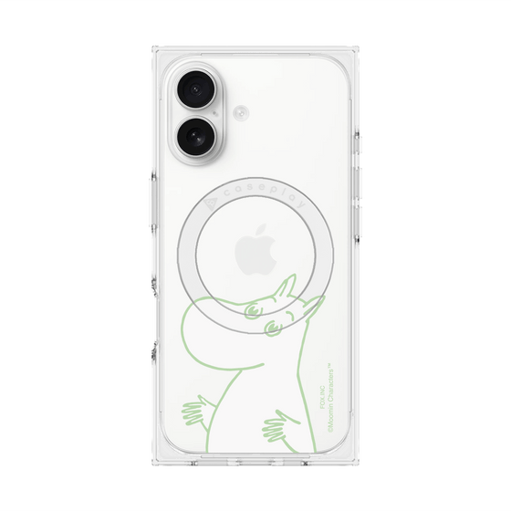 プレミアムスクエアケース with MagSafe［ MOOMIN - Sparkling face ］