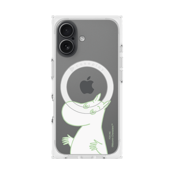 プレミアムスクエアケース with MagSafe［ MOOMIN - Sparkling face ］