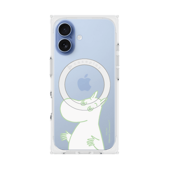 プレミアムスクエアケース with MagSafe［ MOOMIN - Sparkling face ］