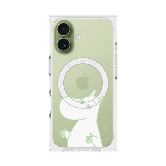 プレミアムスクエアケース with MagSafe［ MOOMIN - Sparkling face ］