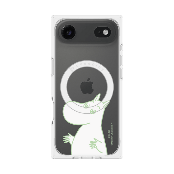 プレミアムスクエアケース with MagSafe［ MOOMIN - Sparkling face ］