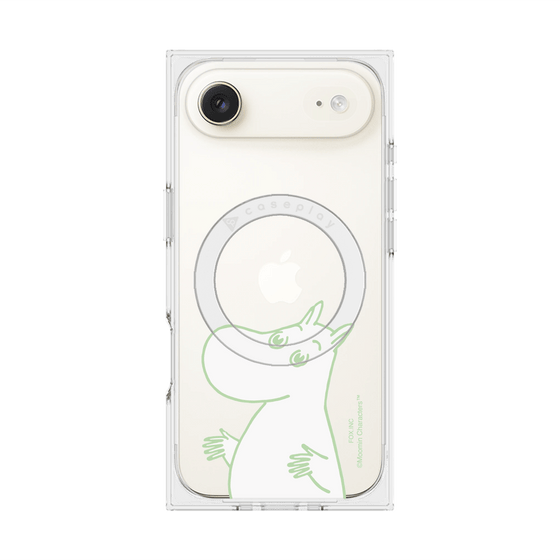 プレミアムスクエアケース with MagSafe［ MOOMIN - Sparkling face ］