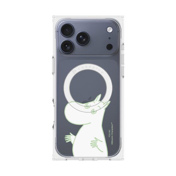 プレミアムスクエアケース with MagSafe［ MOOMIN - Sparkling face ］