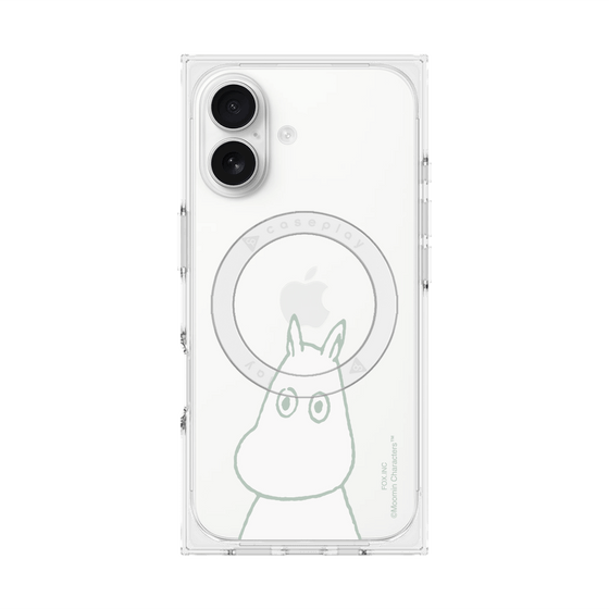プレミアムスクエアケース with MagSafe［ MOOMIN - Troubled face ］